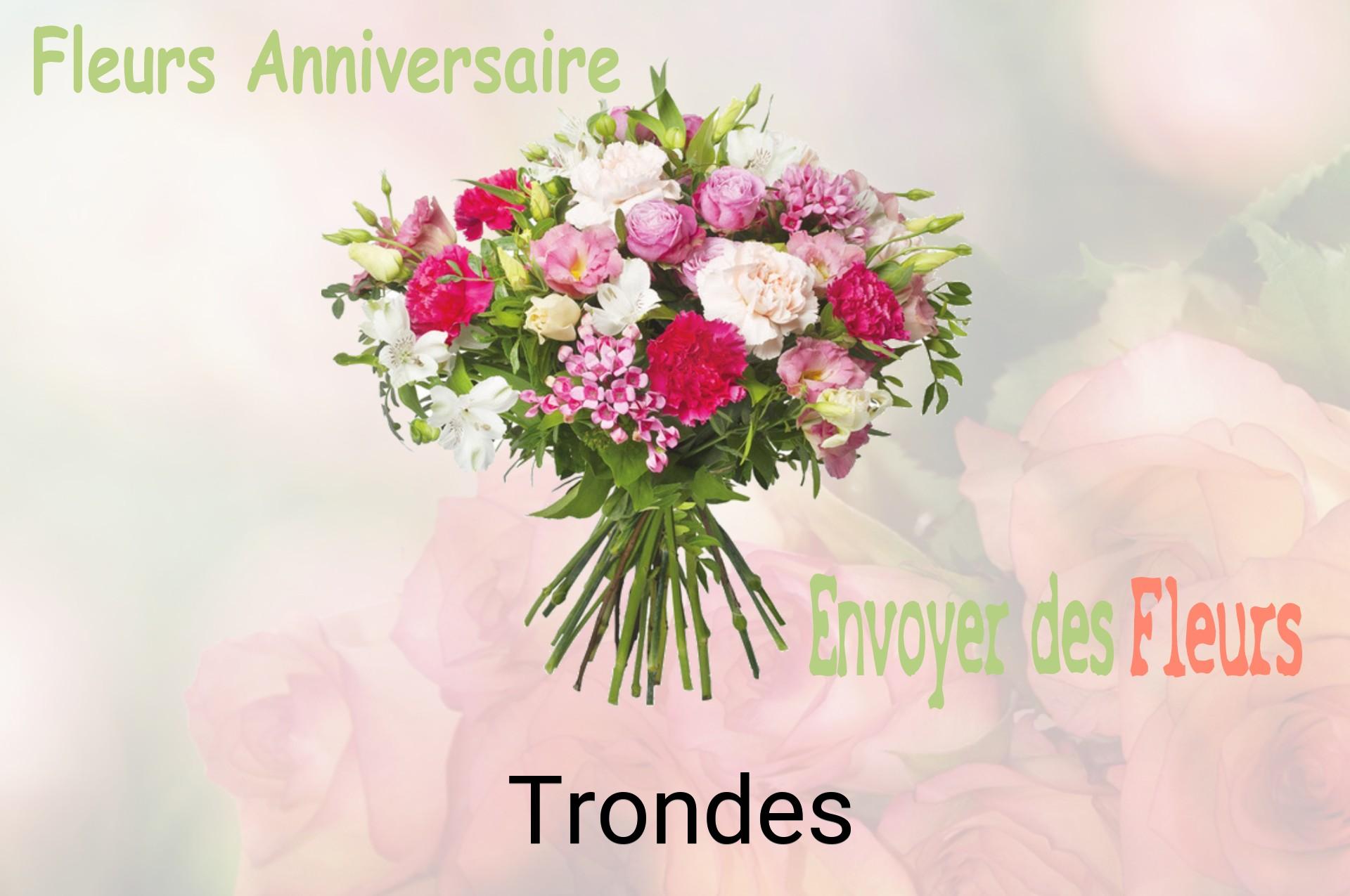 Bouquet de fleurs d’anniversaire livré à Trondes