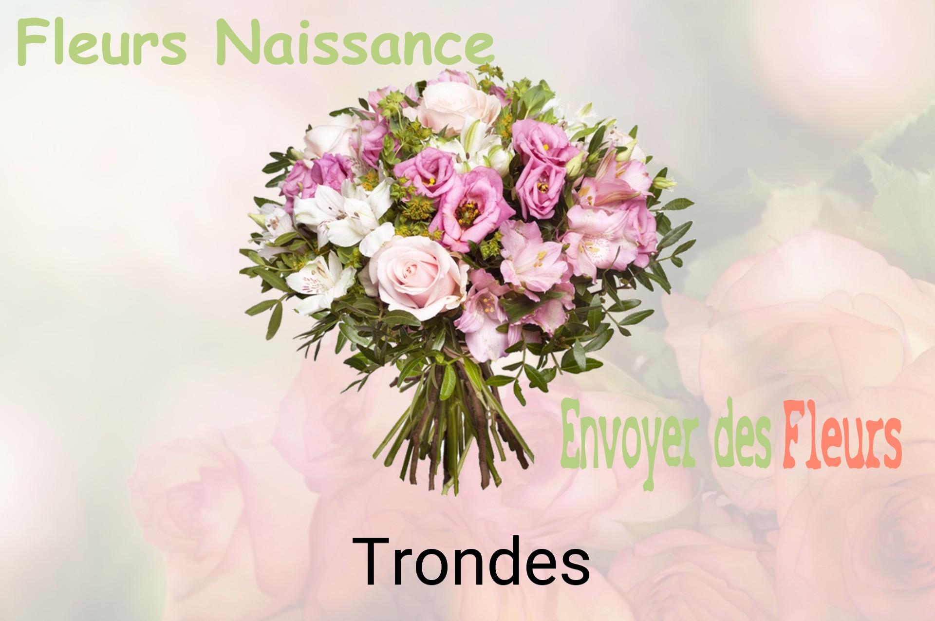 Bouquet de fleurs de naissance livré à Trondes